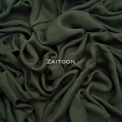 Original Modal plain stitched zaitoon maxi hijab