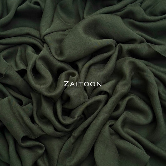 Original Modal plain stitched zaitoon maxi hijab