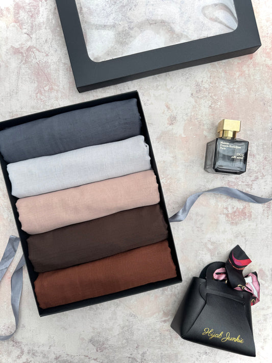 Malai Modal 5 spice hijab gift set