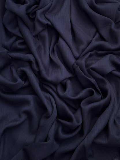 Maxi plain Turkish smooth denim blue hijab