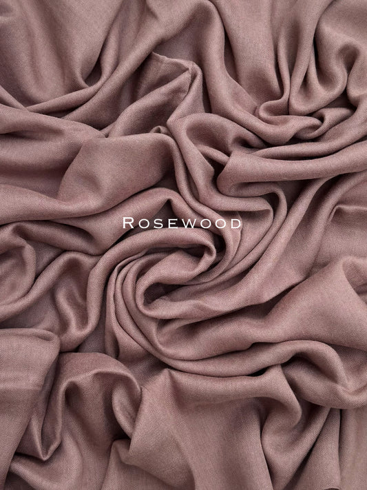 Premium Plain Modal Rosewood Hijab
