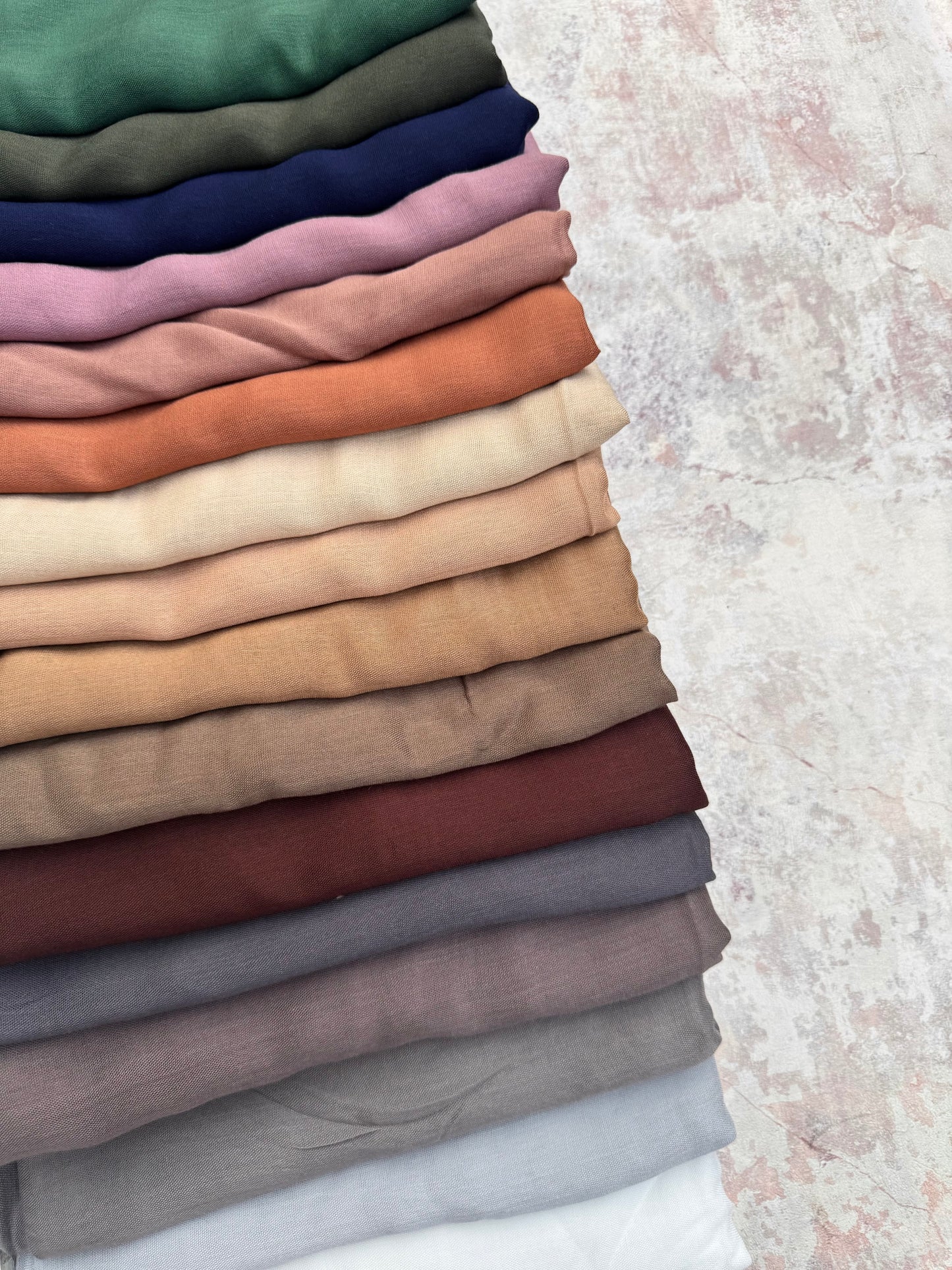 Original Modal plain stitched ginger maxi hijab