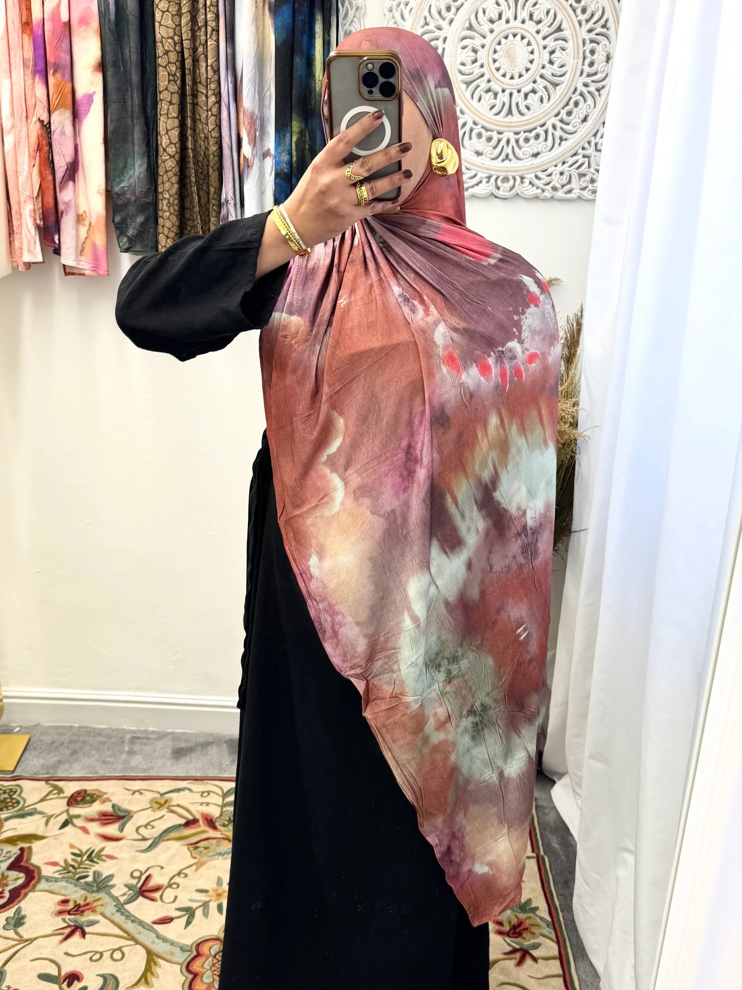 Premium Jersey Rasberry Pink hijab - Hijab Junkie UK