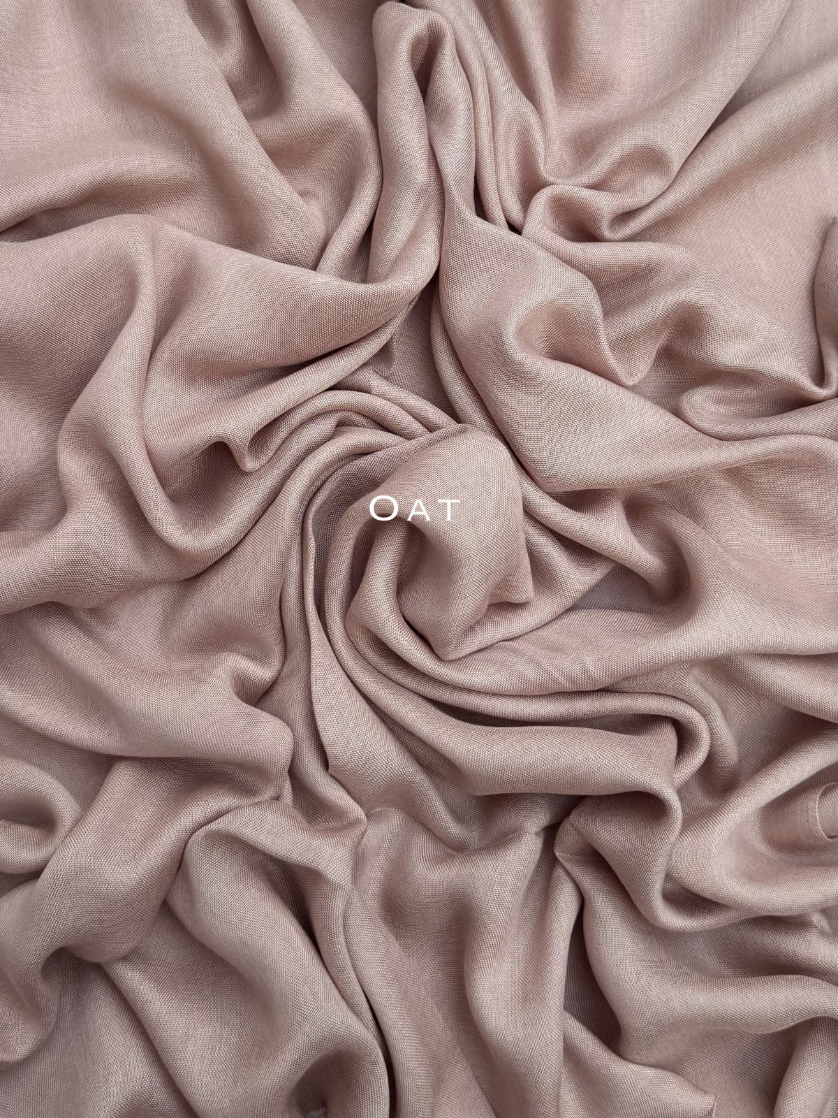 Premium Plain Modal Oat Hijab