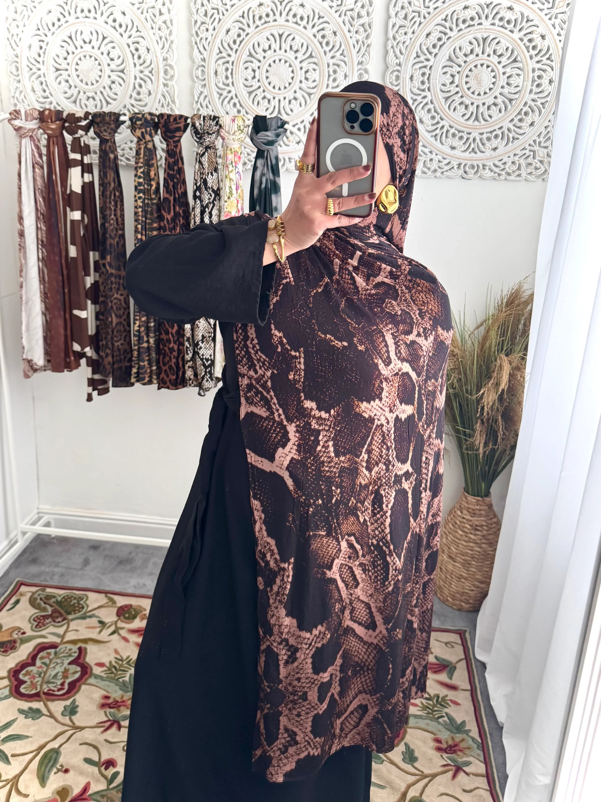 Premium Jersey Viper Luxe hijab - Hijab Junkie UK