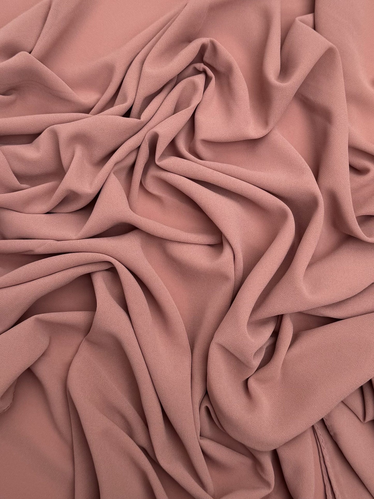 Maxi super premium chiffon dark blushing peach hijab