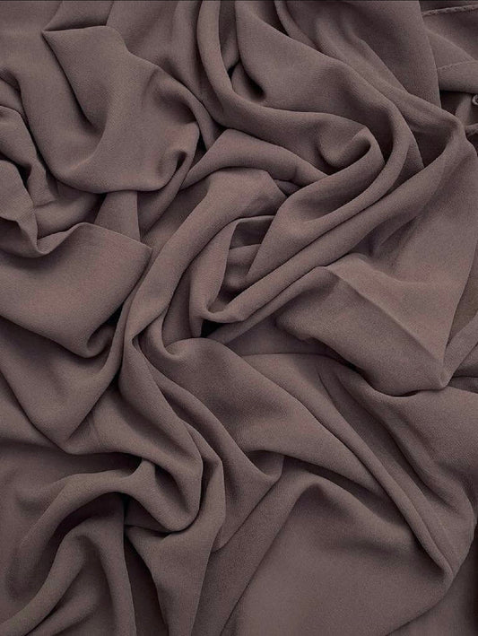 Maxi super premium chiffon truffle hijab
