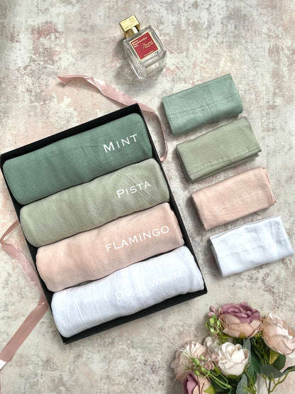 Maxi & Standard premium stitched jersey plain mint hijab