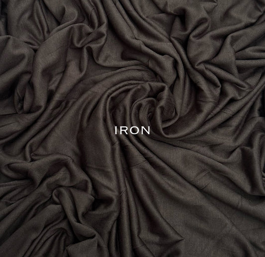 Standard premium stitched jersey plain iron hijab