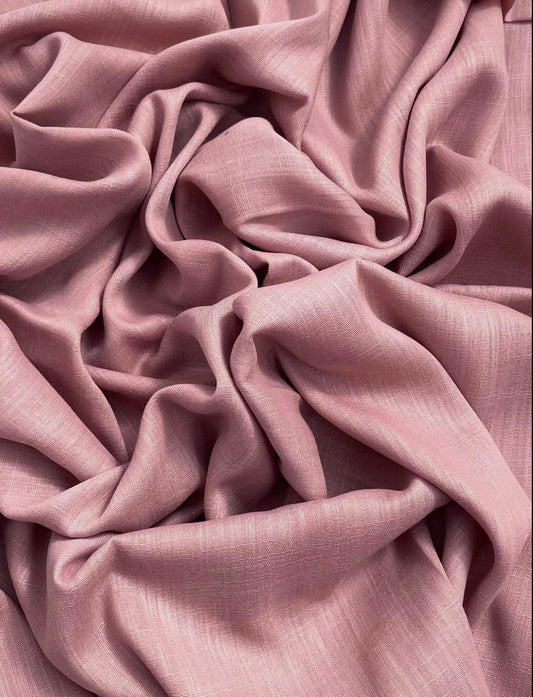 Maxi plain Turkish smooth rose pink hijab