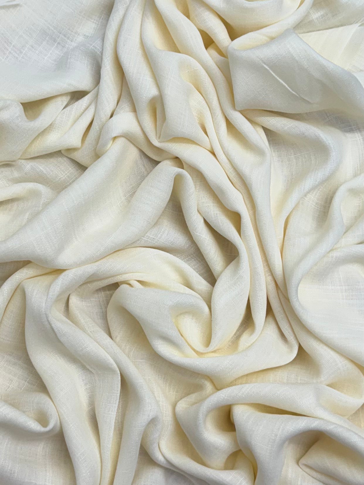 Maxi plain Turkish buttercream hijab