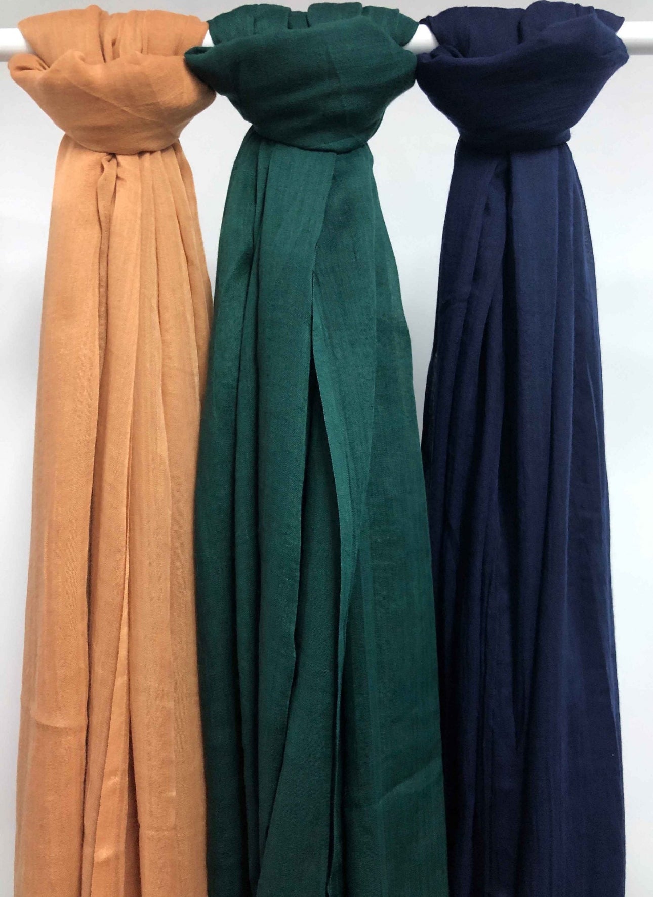 Malai plain mendhi maxi hijab