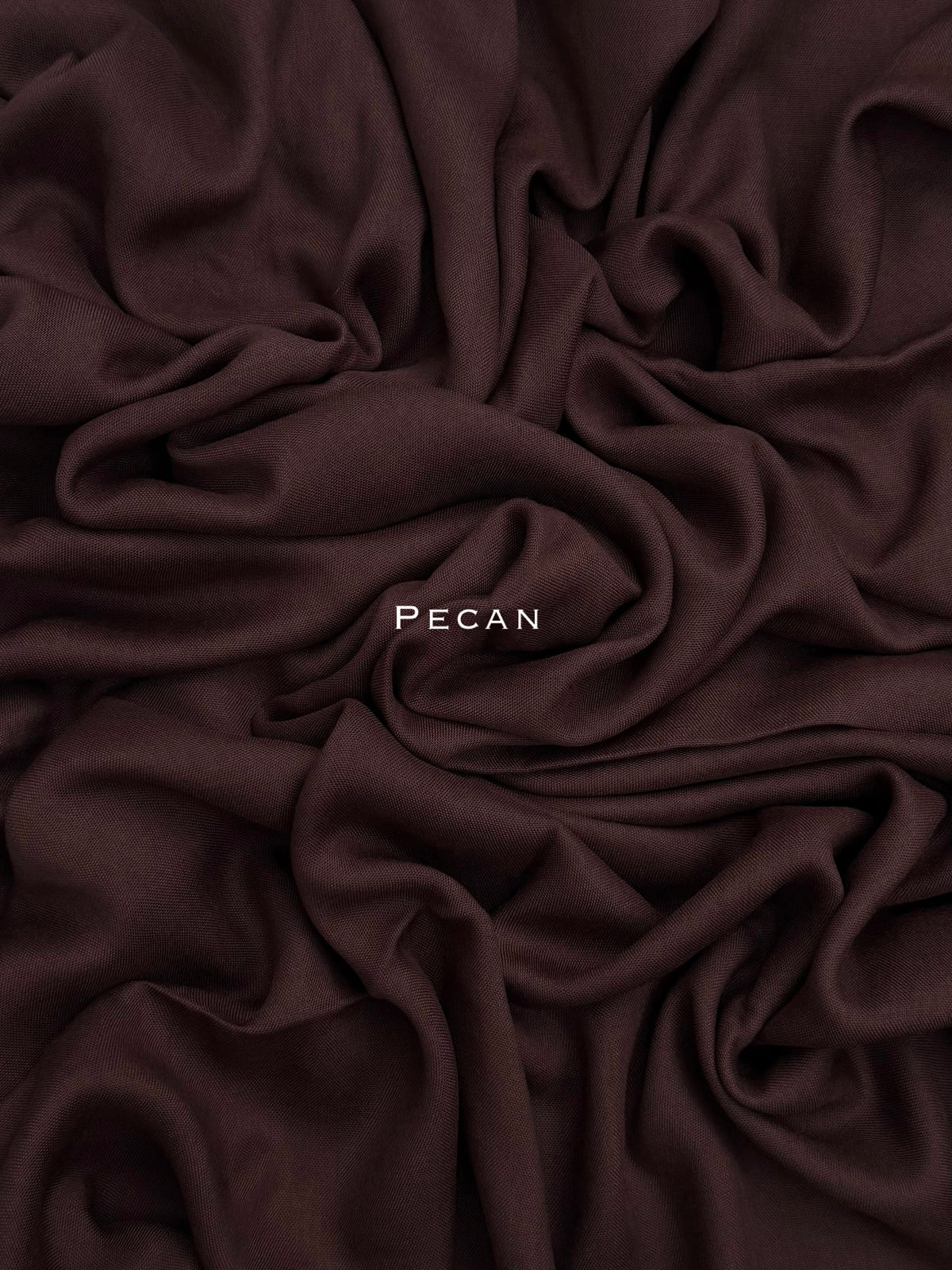Premium Plain Modal Pecan Hijab