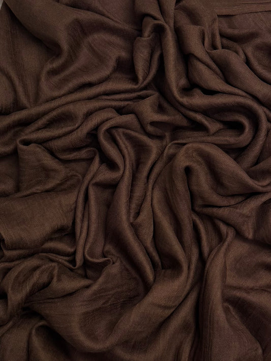 Modal maxi plain tawny hijab