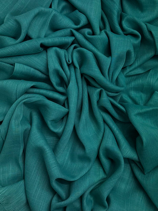 Maxi plain Turkish neon blue hijab