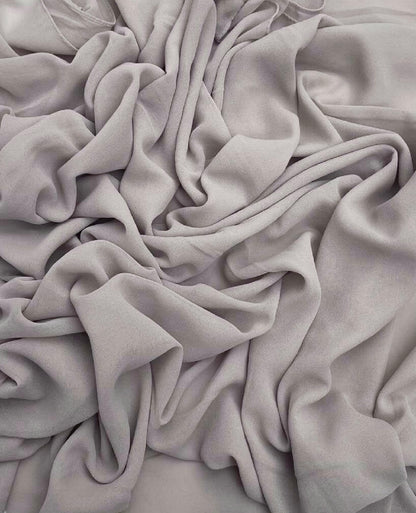 maxi super premium chiffon clay hijab