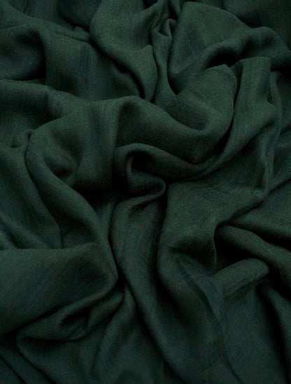 Maxi plain modal bottle green hijab