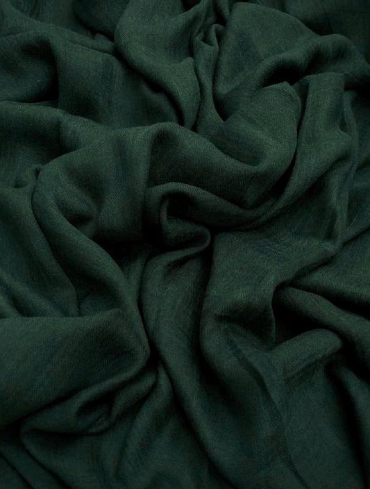 Maxi plain modal bottle green hijab