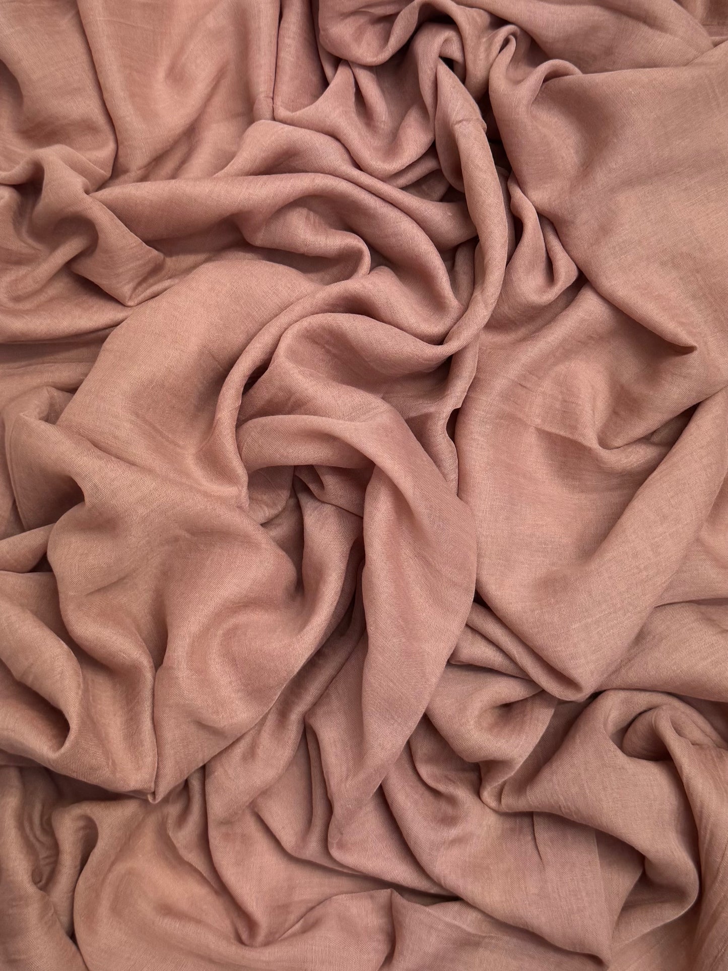 Modal Malai plain peach petal maxi hijab