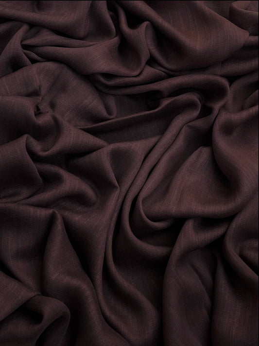 Maxi plain Turkish smooth fudge hijab