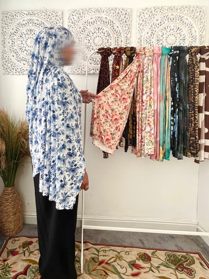 Premium Jersey Blue Lilly hijab