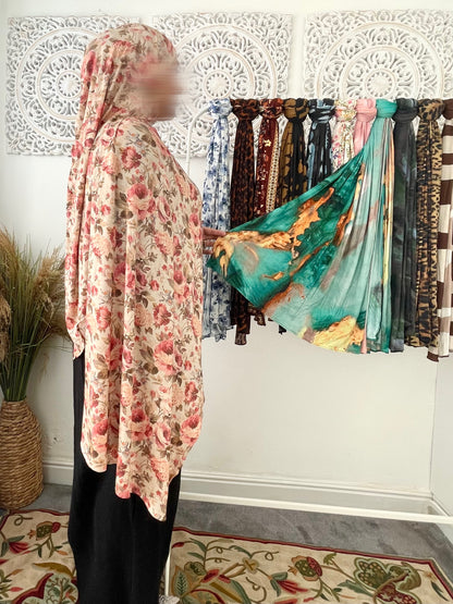 Premium Jersey Rose Bud Hijab