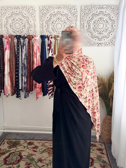 Premium Jersey Rose Bud Hijab