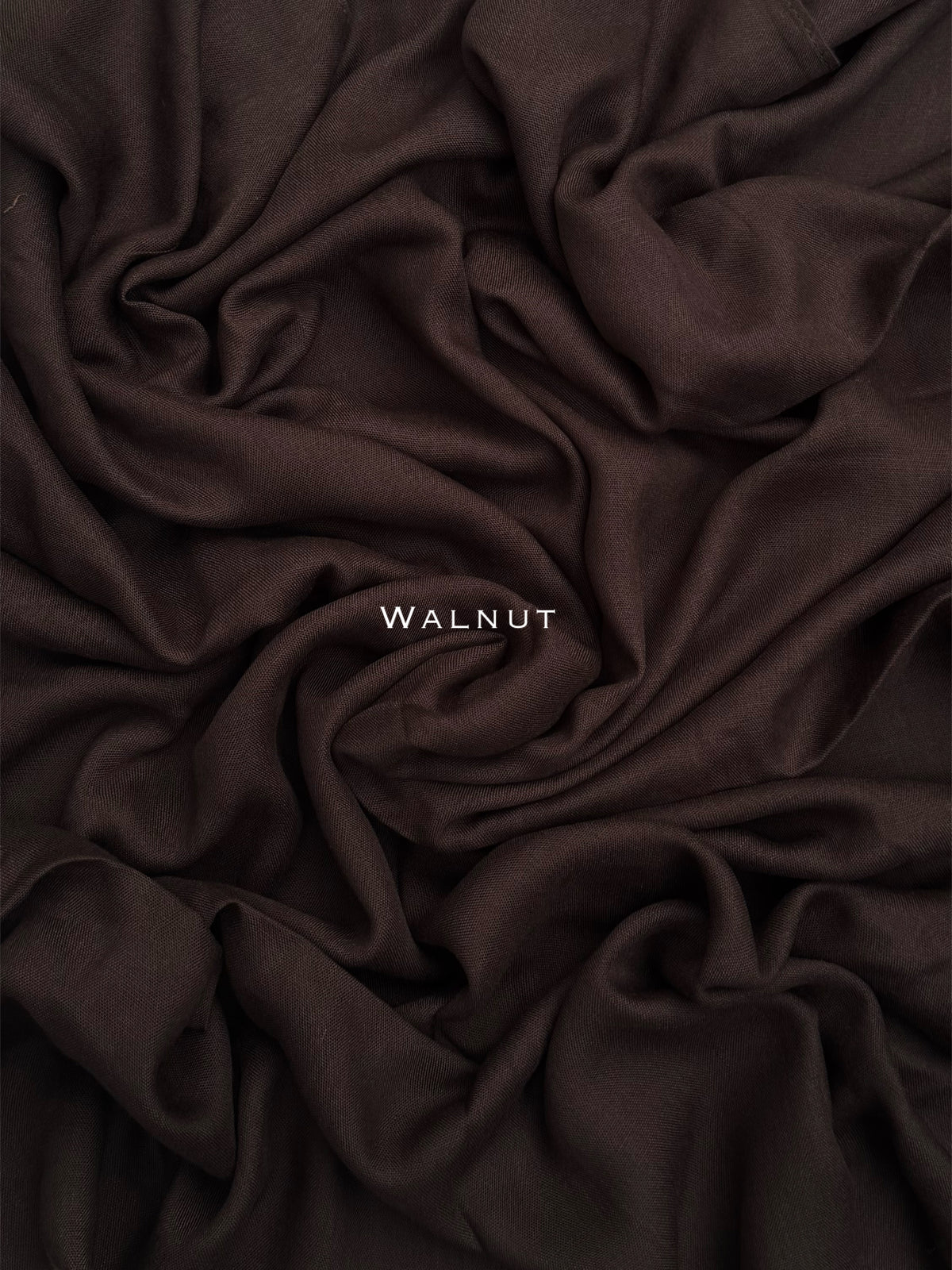 Premium Plain Modal Walnut Hijab