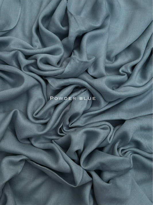 Premium Plain Modal Baby Blue Hijab