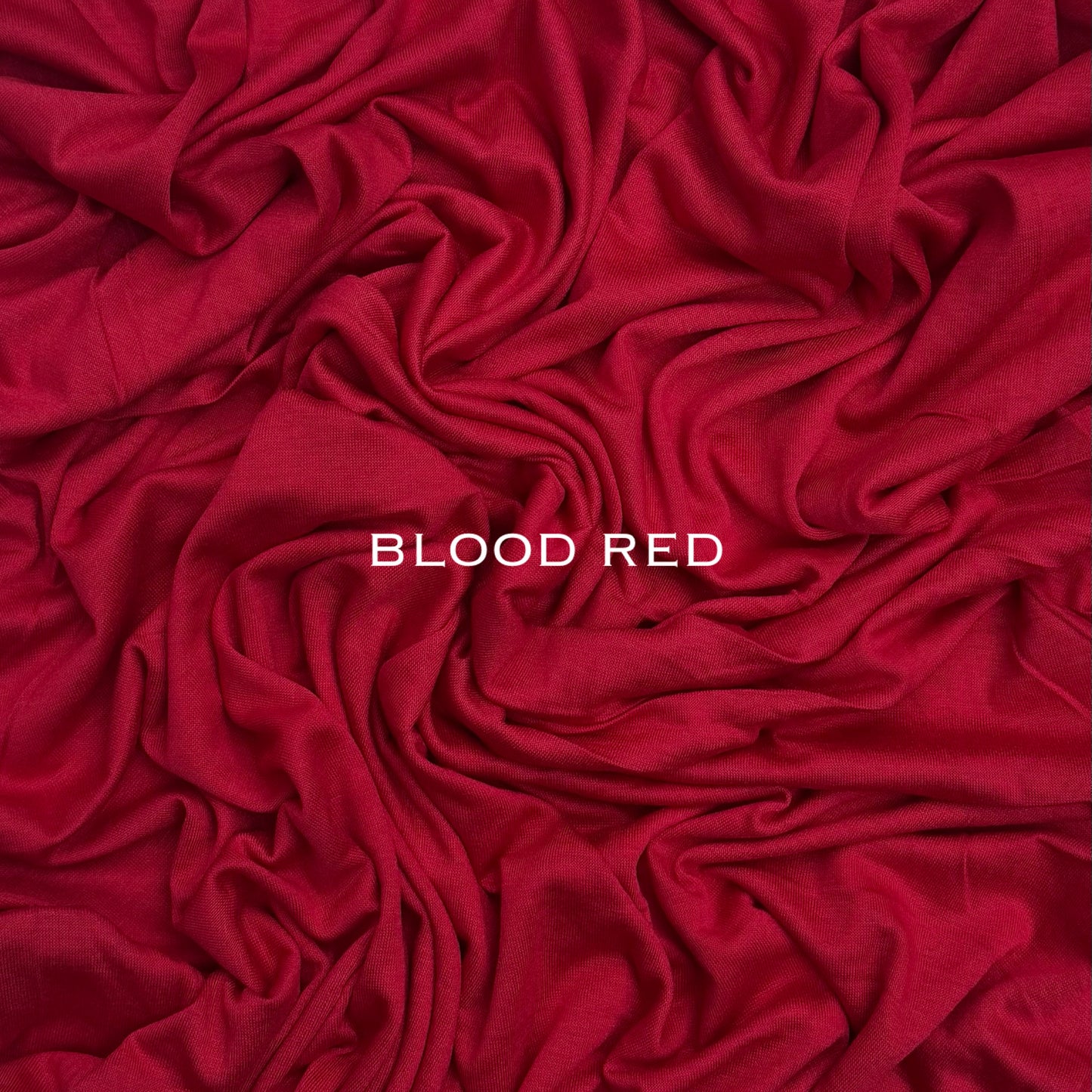 Standard premium stitched jersey plain blood red hijab