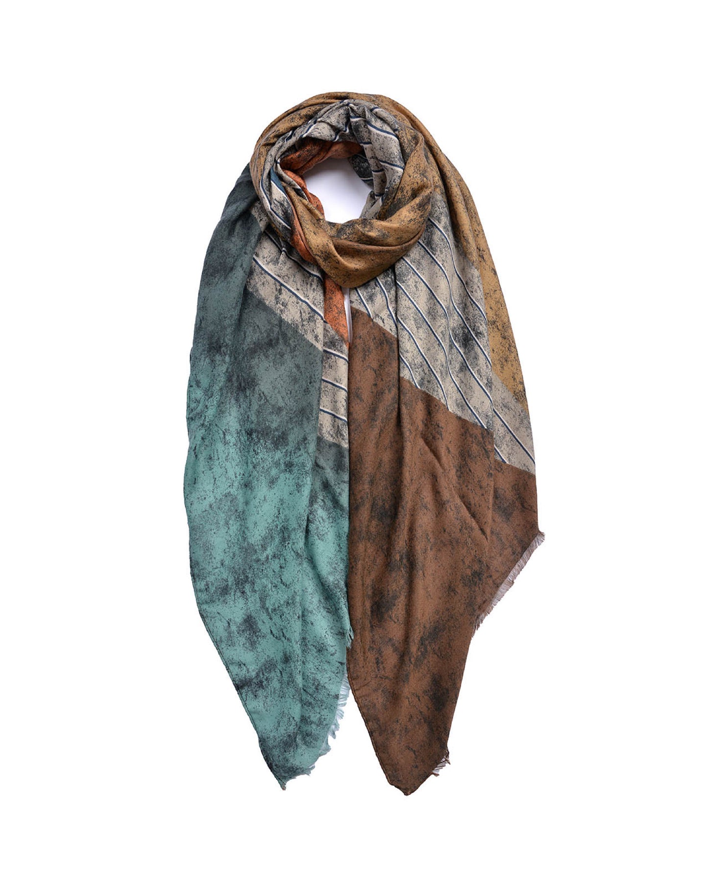 Maxi prestige printed palette peacock hijab