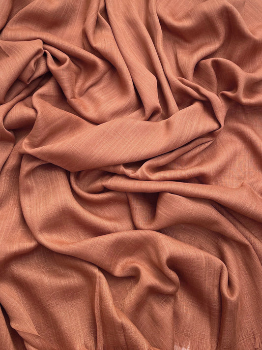 Maxi plain Turkish salmon hijab