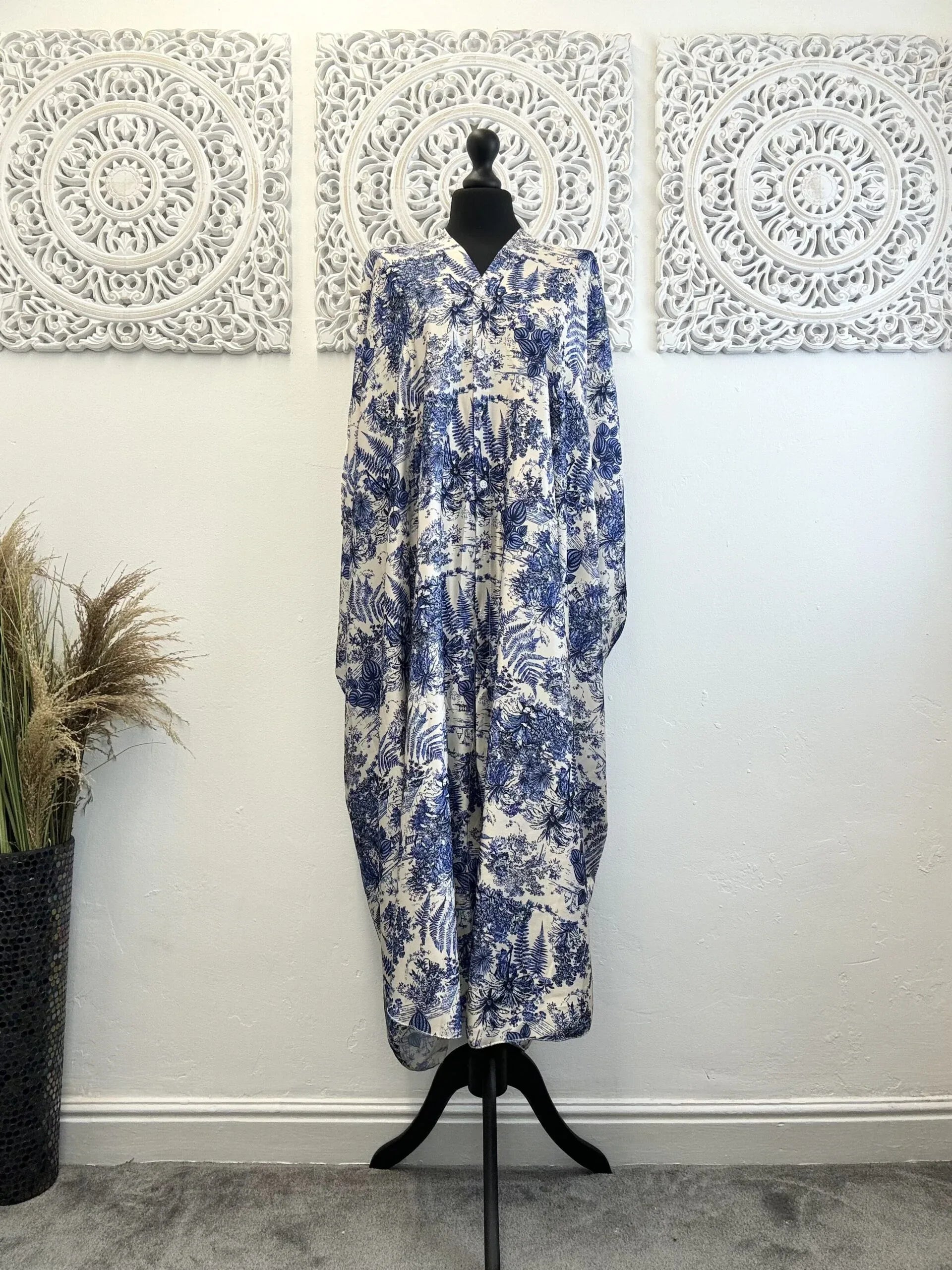 Rani kaftan style abaya dress free size - Hijab Junkie UK