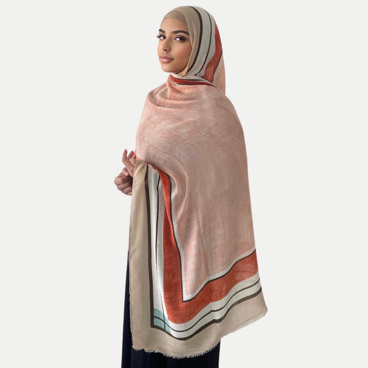 Maxi prestige printed hulu chai hijab